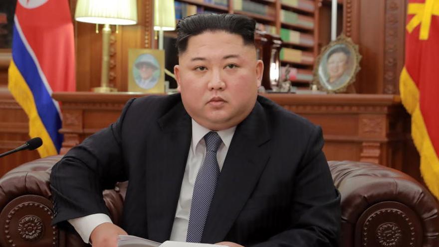 Una imagen del líder norcoreano  Kim Jong-un.