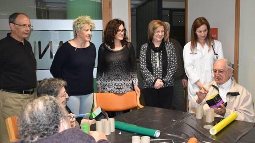 La directora general visita la residencia de Carlet