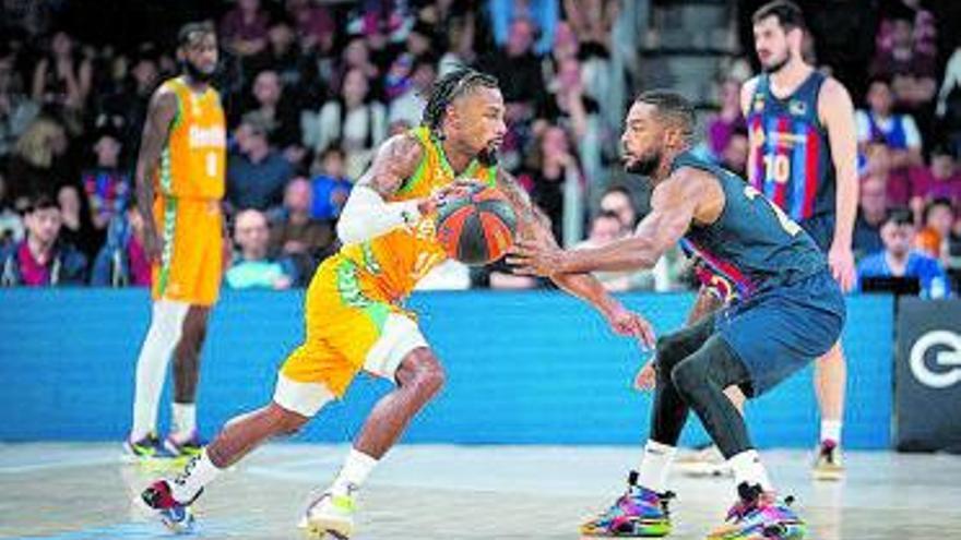 Evans, en el partido del 7 de enero ante el Barça. | ACB PHOTO