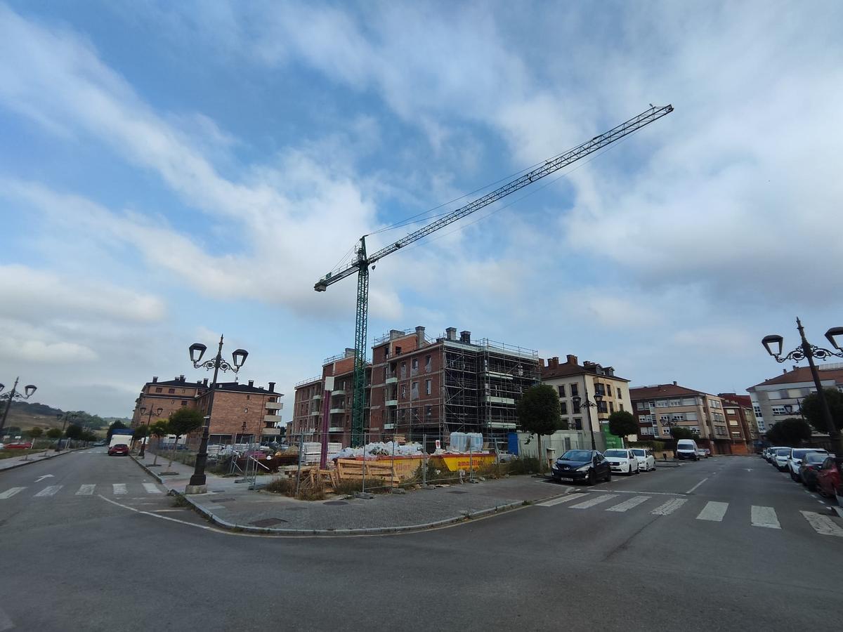 Viviendas públicas para alquiler en Lugo de Llanera, actualmente en construcción