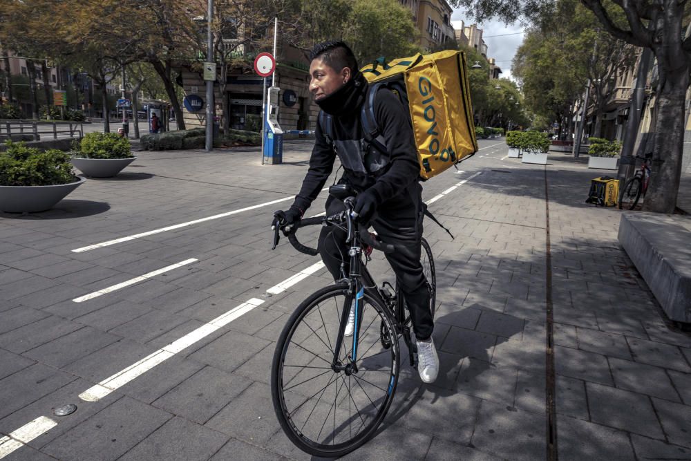 Los ‘riders’ no paran por la crisis del coronavirus