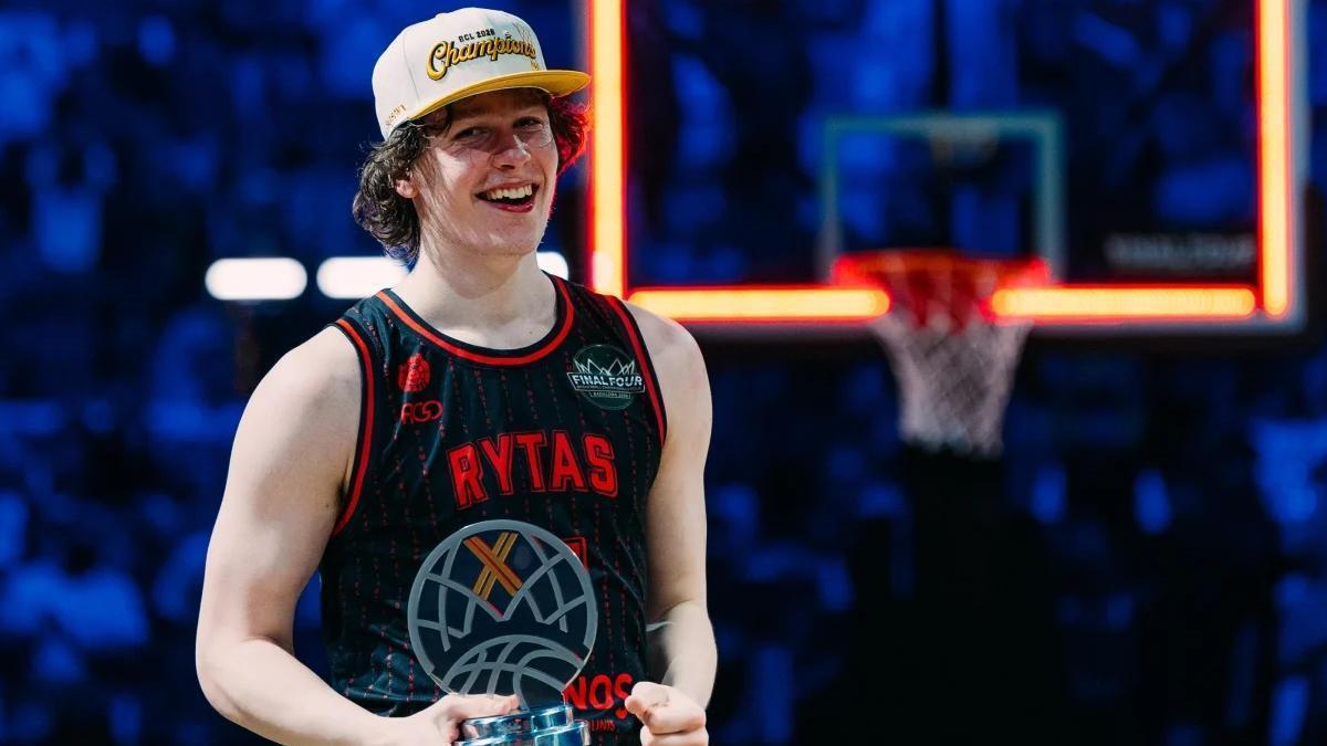 Simonas Lukosius fue el MVP de la Final Four 2025/26 con el Rytas Vilnius.