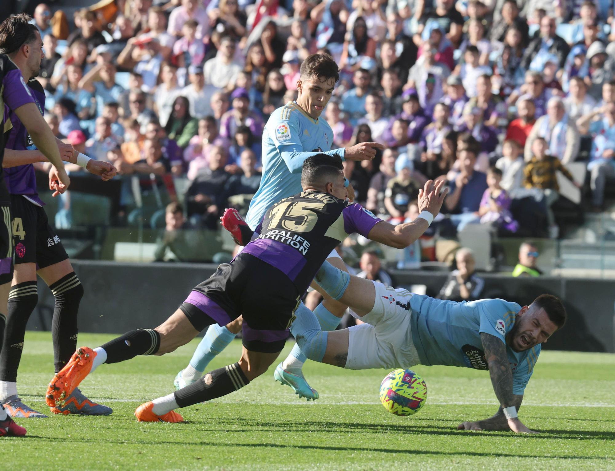 Las mejores imágenes del Celta-Valladolid (3-0)