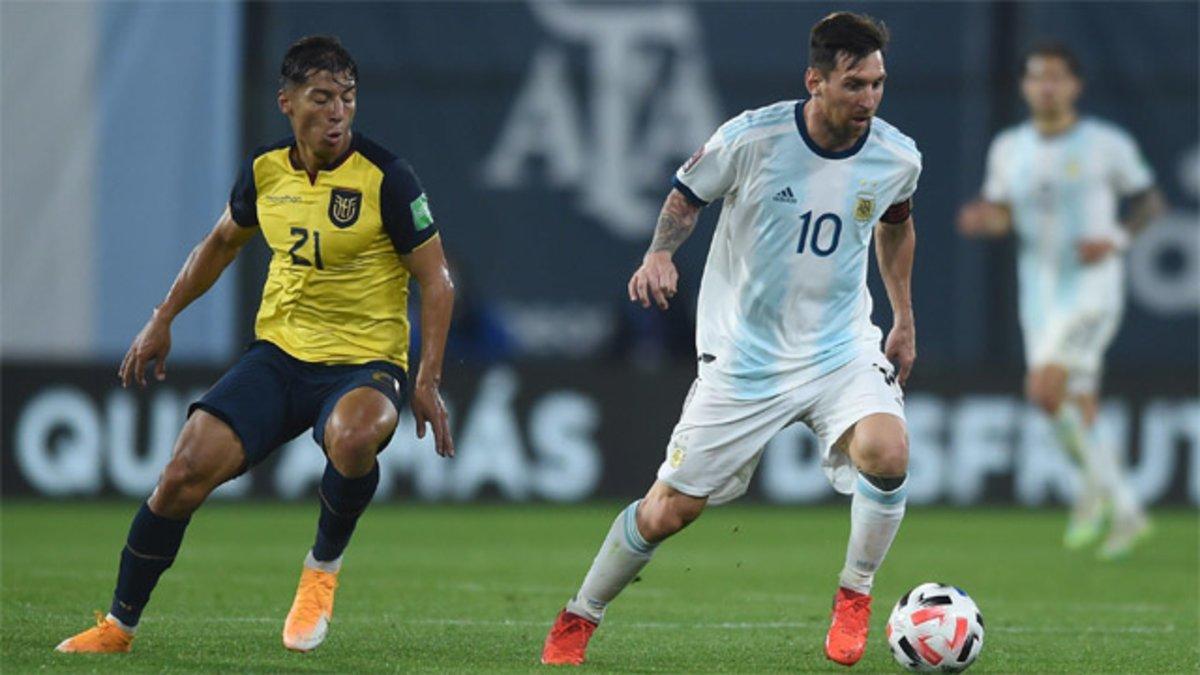 Penal de Messi y nada más: Argentina derrota a Ecuador en un irregular partido (ES)
