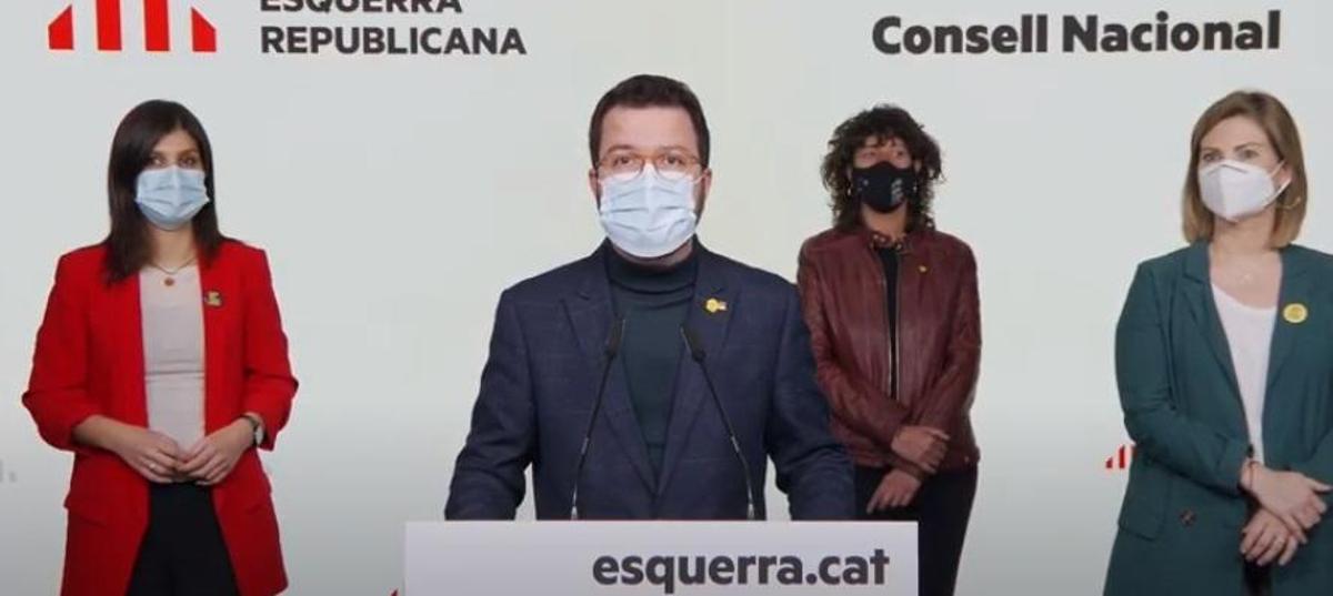 El coordinador nacional de ERC, Pere Aragonès.