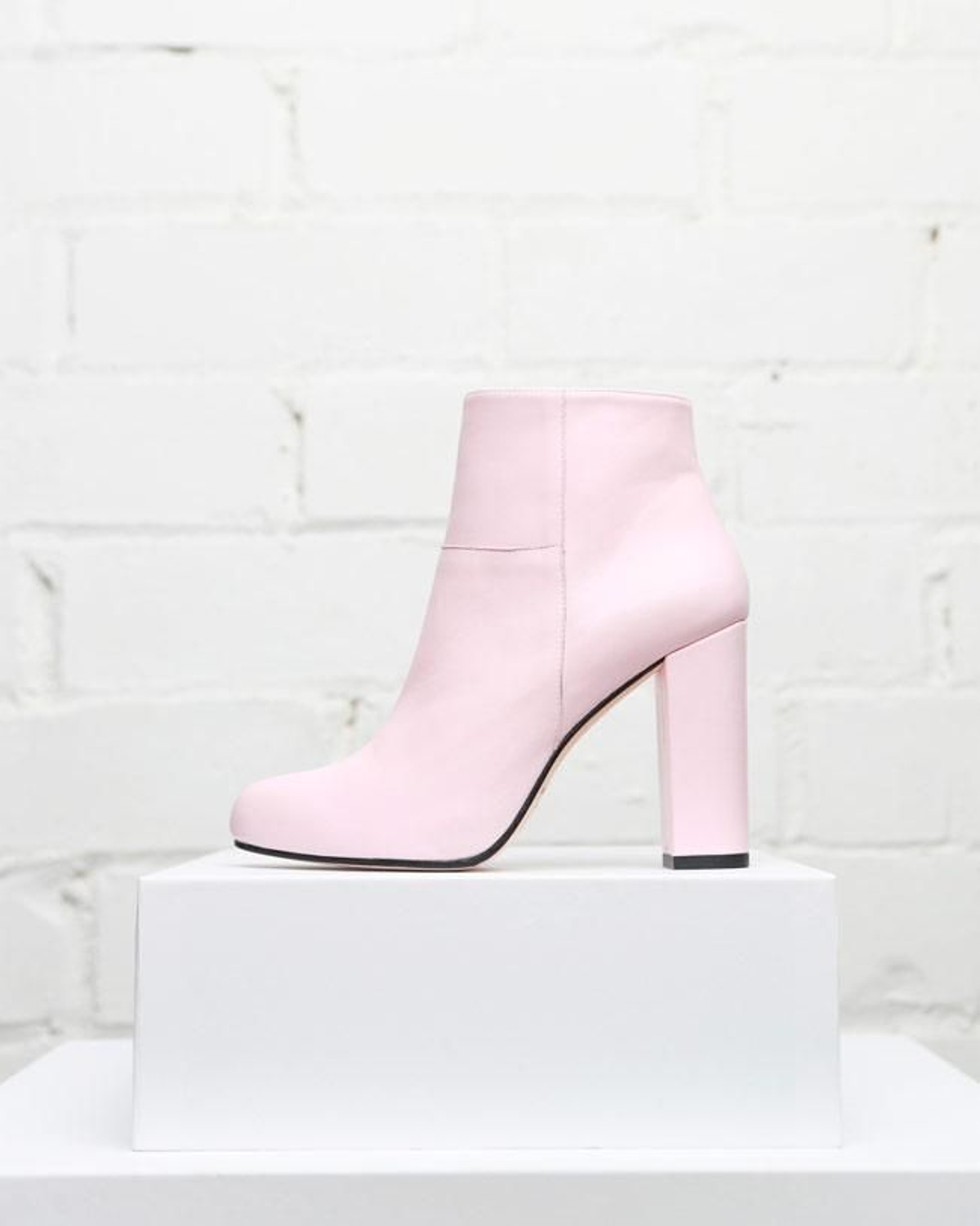 Botines rosas pastel de María Albertín