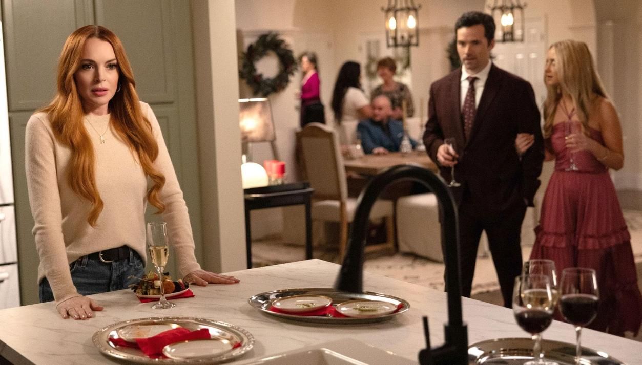 Linday Lohan e Ian Harding en 'Nuestro secretito'