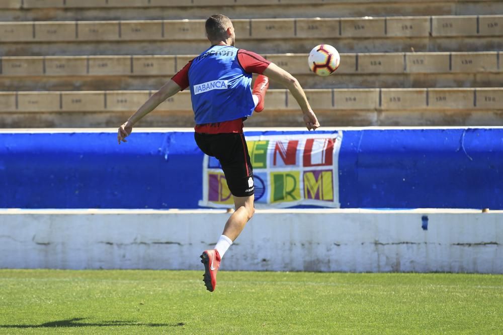 El Dépor prepara en Benidorm el partido del Elche