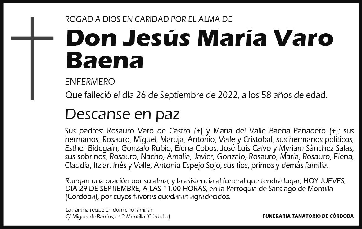 Jesús María Varo Baena