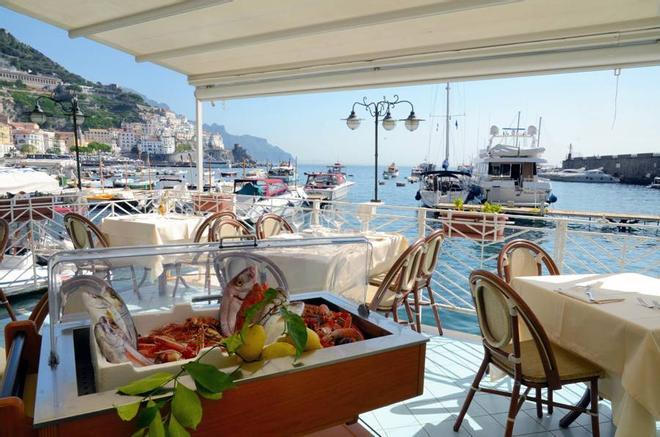 El restaurante Lo Smeraldino, en Amalfi (Italia)