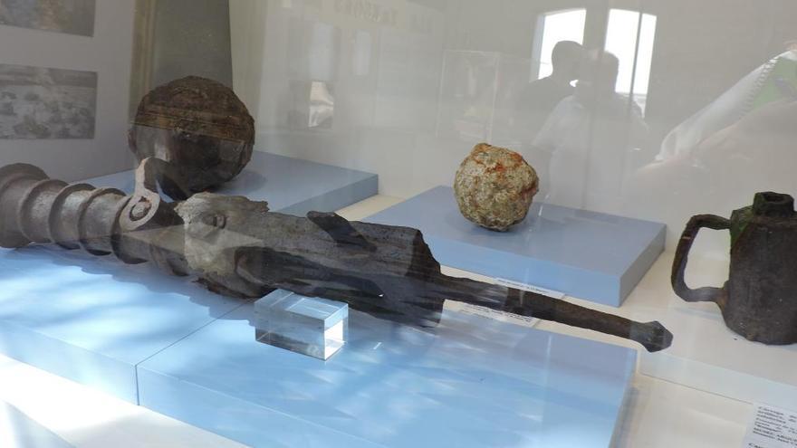 La nueva joya del Museu de la Mar de Dénia, un falconete o cañón de borda del siglo XVIII