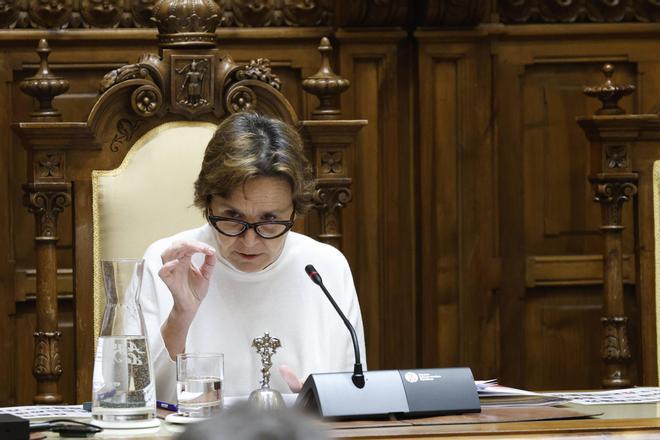 El pleno sobre el estado del municipio en Gijón, en imágenes