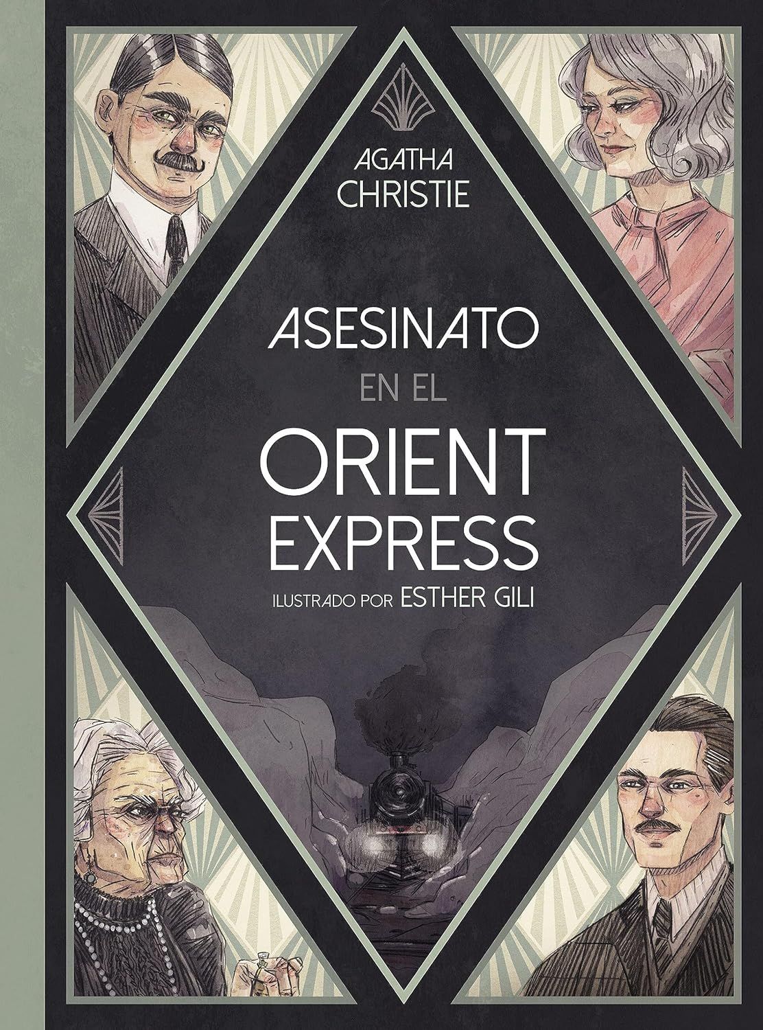 'Asesinato en el Orient Express' ilustrado por Esther Gili (Lunwerg Editores)