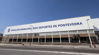 El Pabellón Municipal de Deportes de Pontevedra actualiza el diseño de su fachada