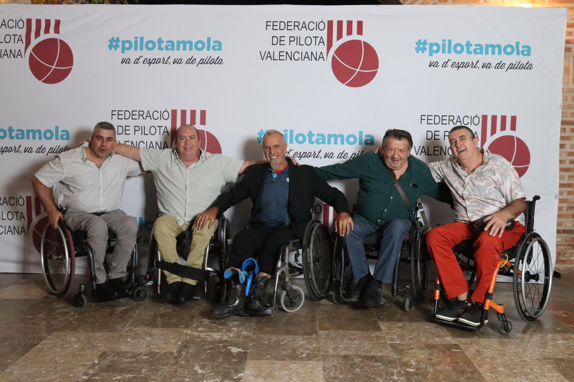 Els jugadors de raspall Julio, Carlos, Pascual, Paco i Toni.JPG