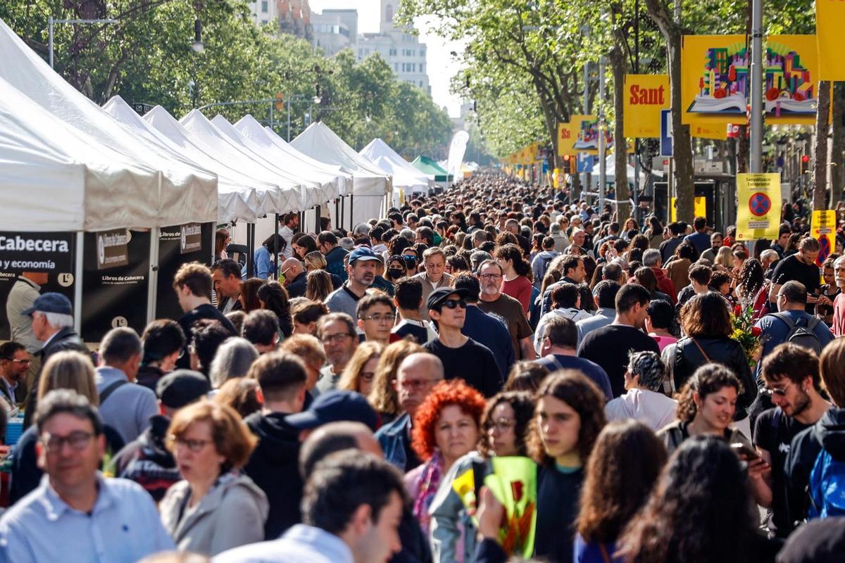 Sant Jordi de récord en Barcelona