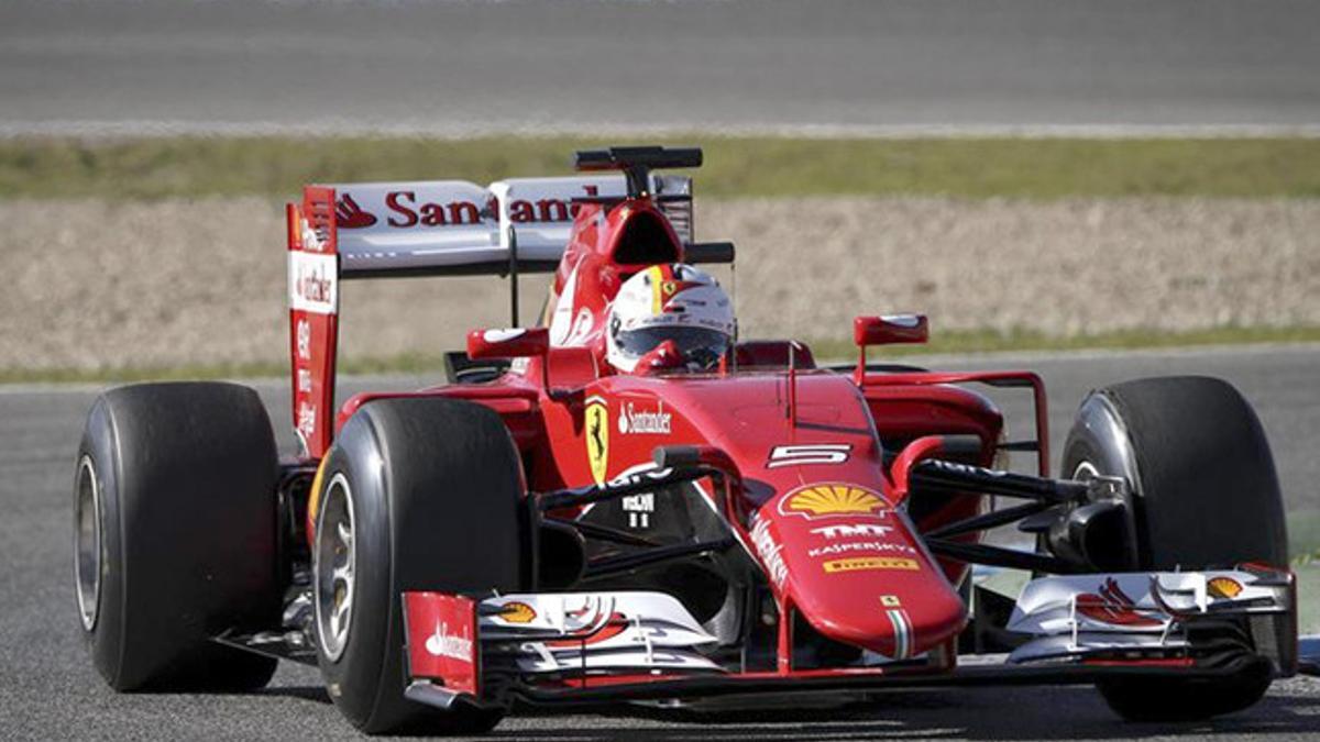 Vettel empezó dominando en Jerez. Pero era solo el primer día...