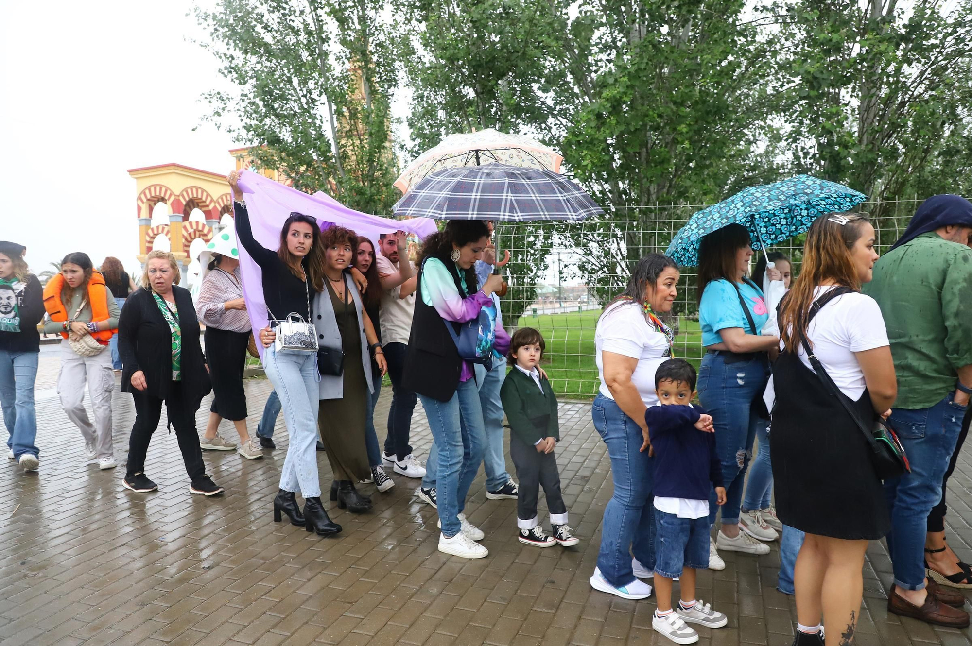 El primer día de Feria marcado por la lluvia