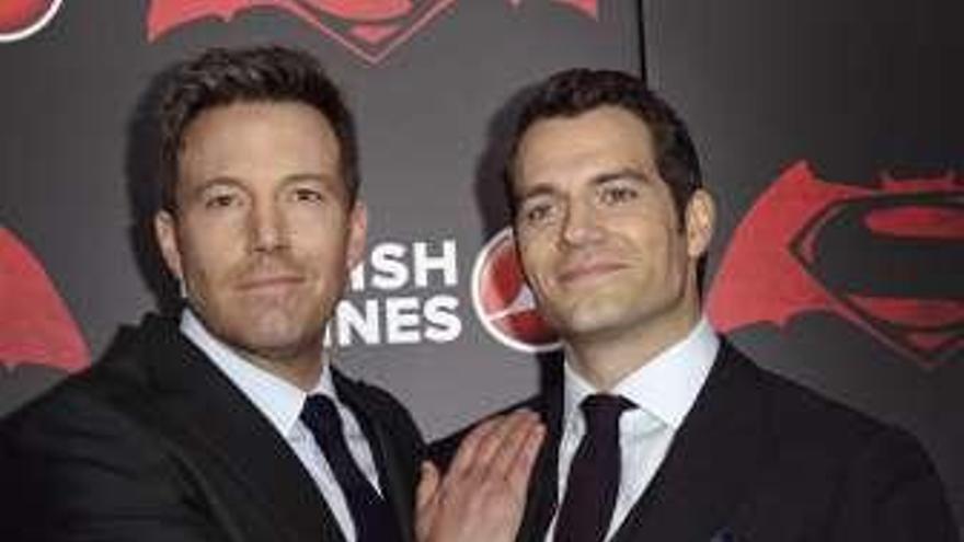 Affleck y Cavill.