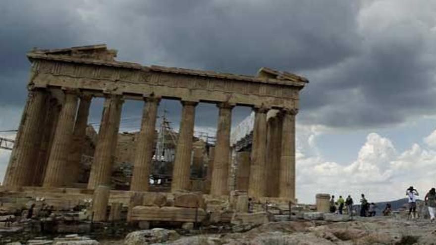 Imagen del Partenón de Atenas, símbolo nacional de Grecia.
