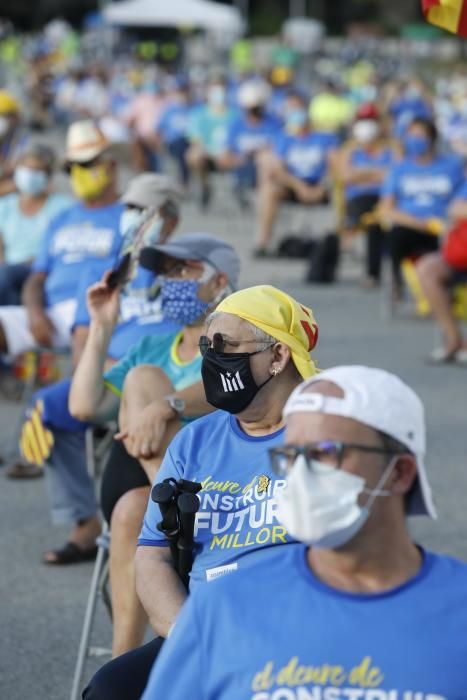 Concentració de l'ANC per la Diada a Girona