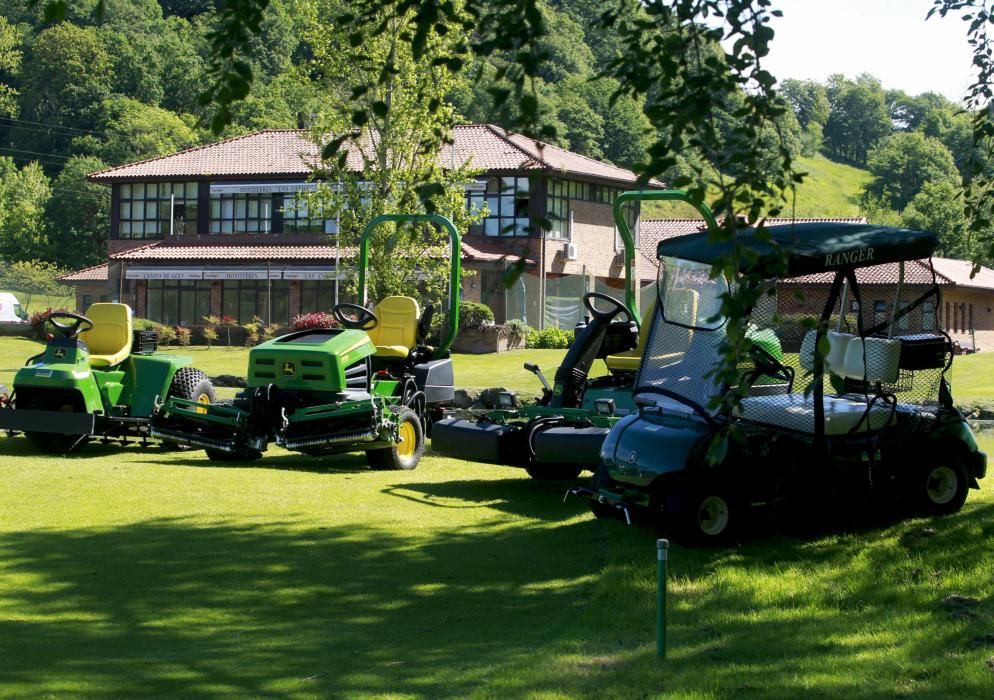 Visita de Wenceslao López al golf de Las Caldas