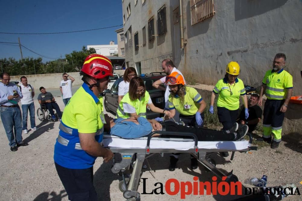 Simulacro de emergencia del Área IV de Salud