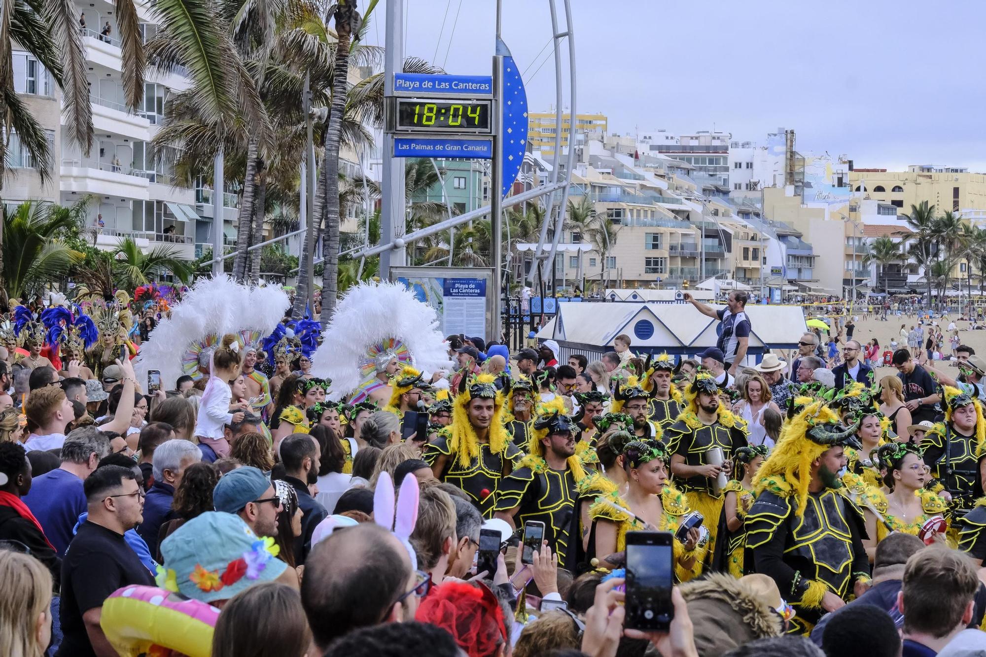 Encuentro de comparsas y batucadas del Carnaval de Las Palmas de Gran Canaria 2024