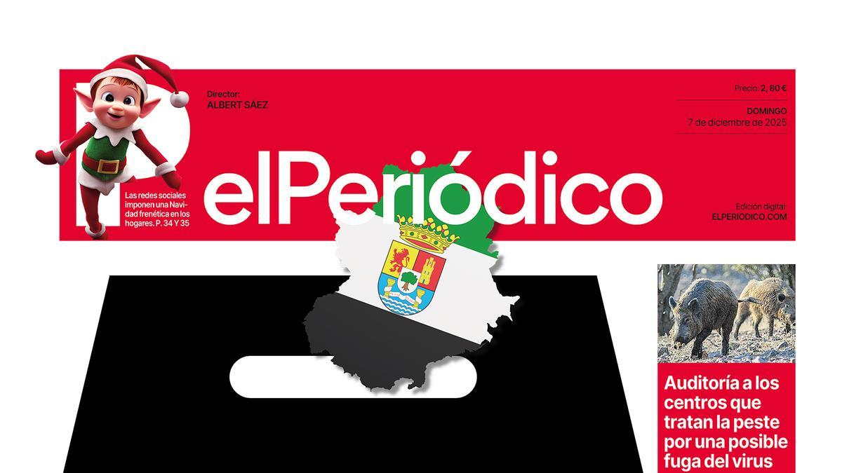 La portada de EL PERIÓDICO del 7 de diciembre de 2025