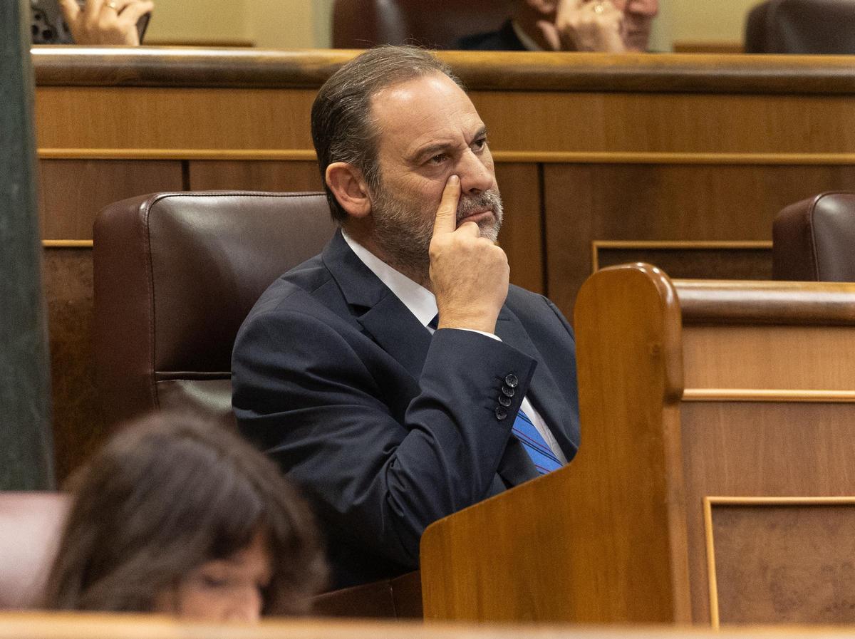 José Luis Ábalos, en el Congreso, en una imagen de archivo.
