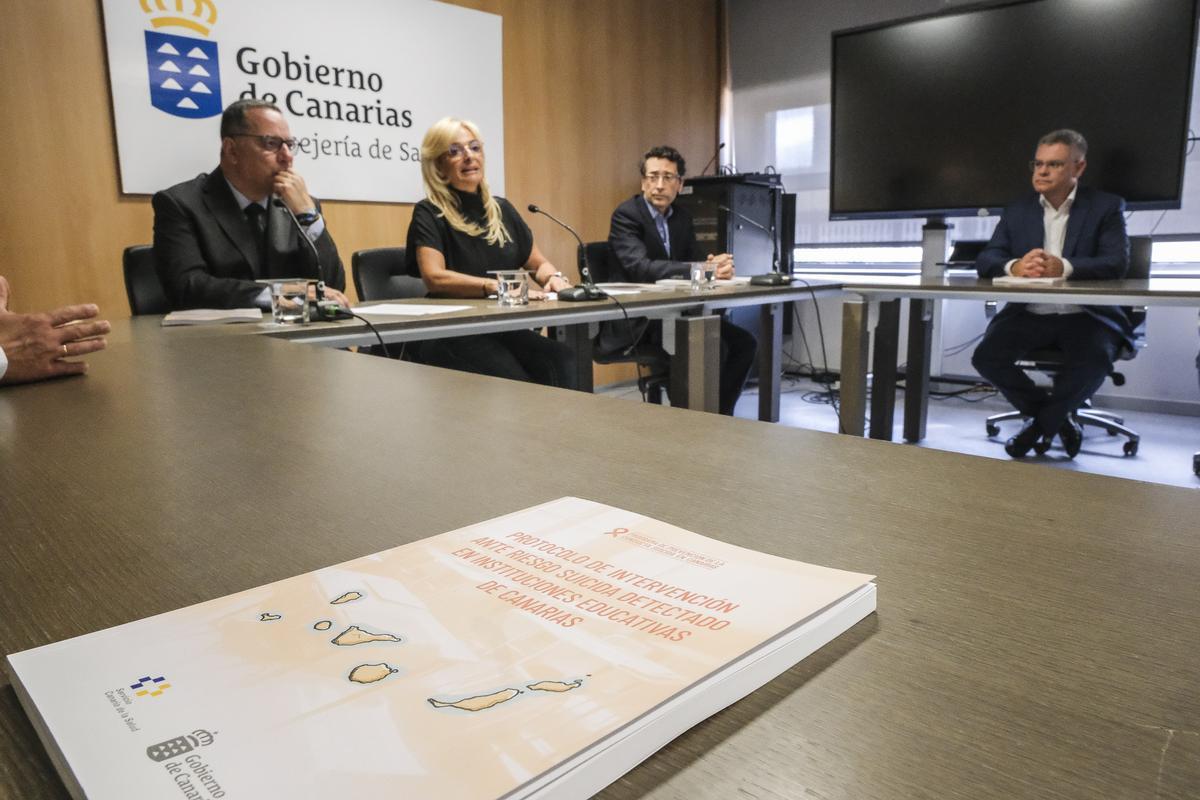 Protocolo de intervención ante riesgo suicida en educación