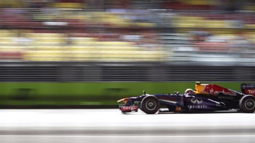 Vettel es passeja a la classificació del GP de Singapur