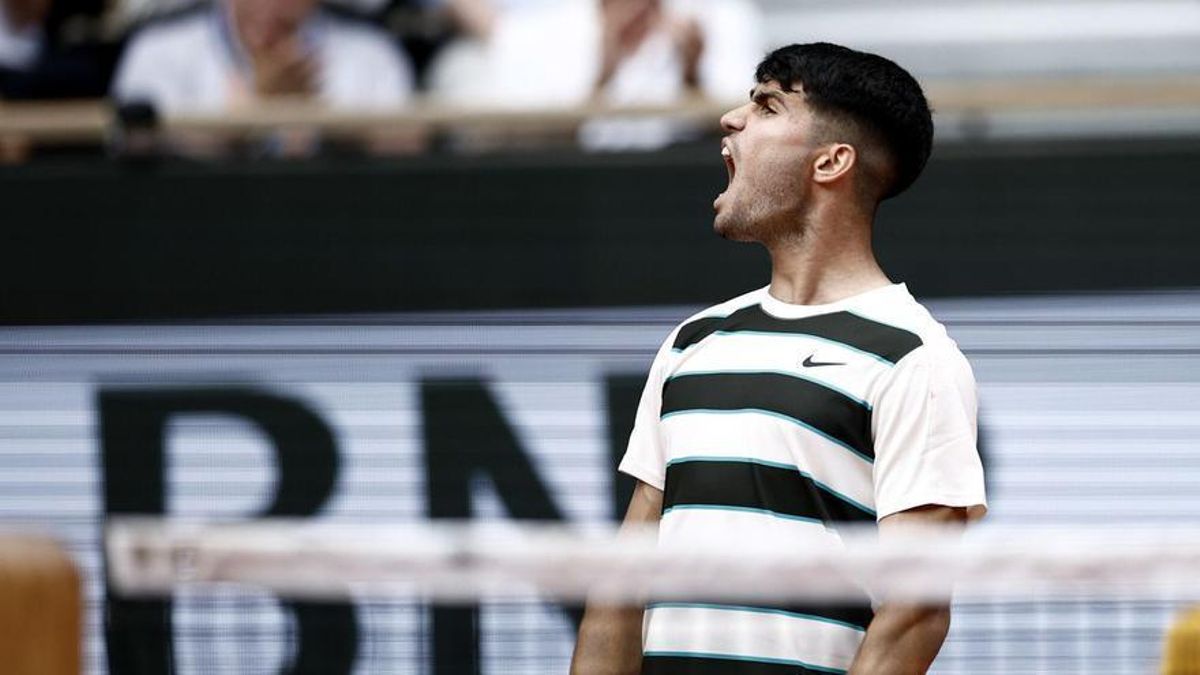 Roland Garros: Ben Shelton - Carlos Alcaraz, en imágenes