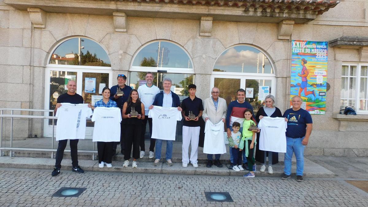 Recepción de la corporación de O Grove a los mundialistas de Györ.