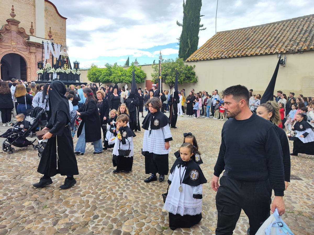 Inicio de la procesión de la Soledad de Palma del Río