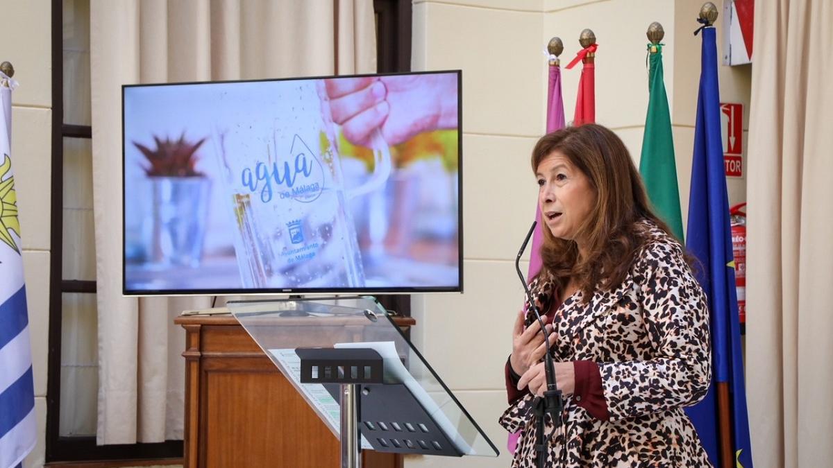 Gemma del Corral, edil de Sostenibilidad Medioambiental, esta mañana en rueda de prensa.