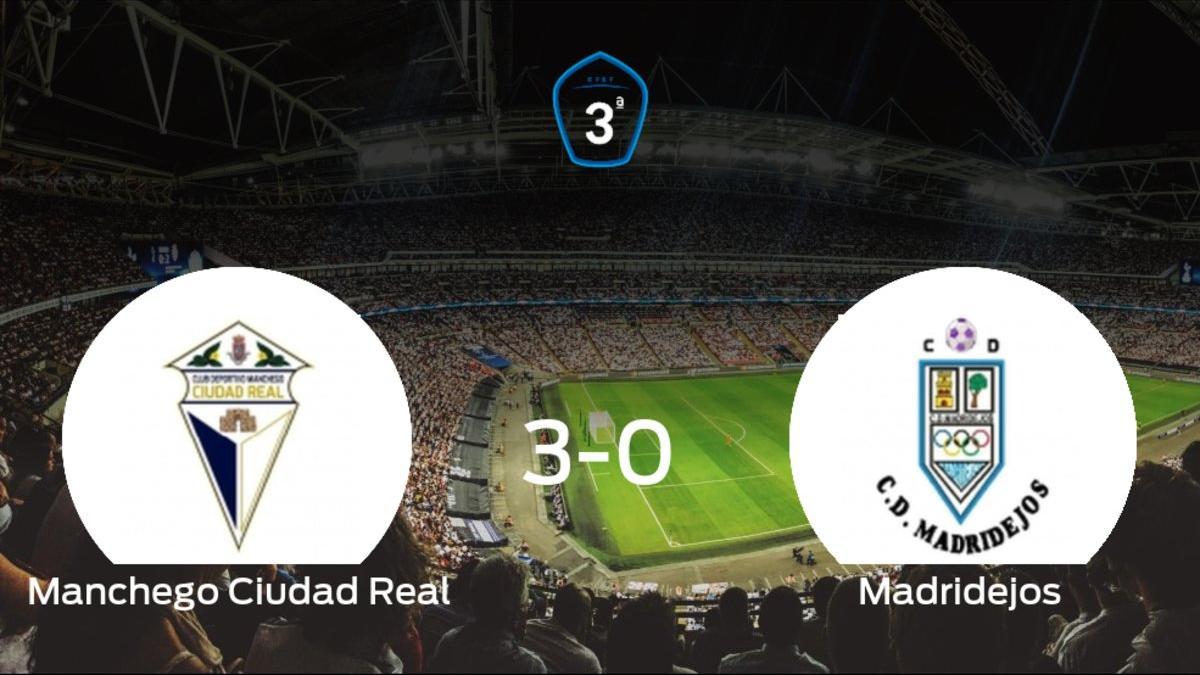 El Ciudad Real se queda con los tres puntos ante el Madridejos (3-0)