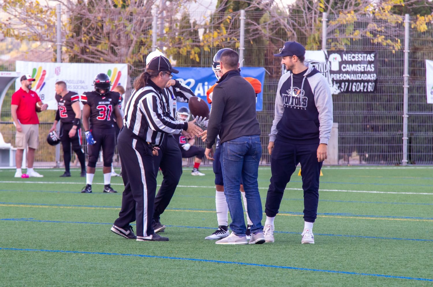 Derrota del Mallorca Voltors de fútbol americano ante los Sealand Seahawks