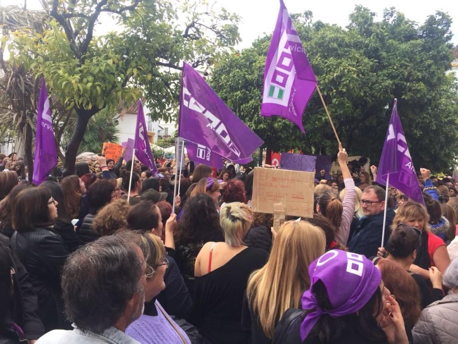 Concentración en Marbella por el 8-M