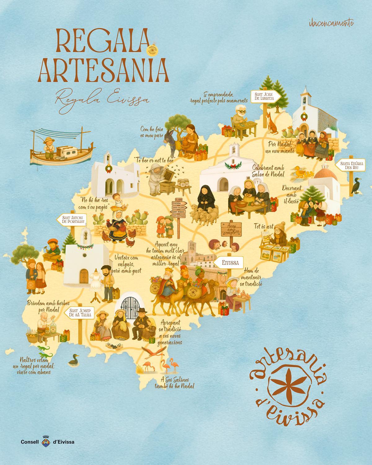 Imagen del cartel de la campaña de artesanía