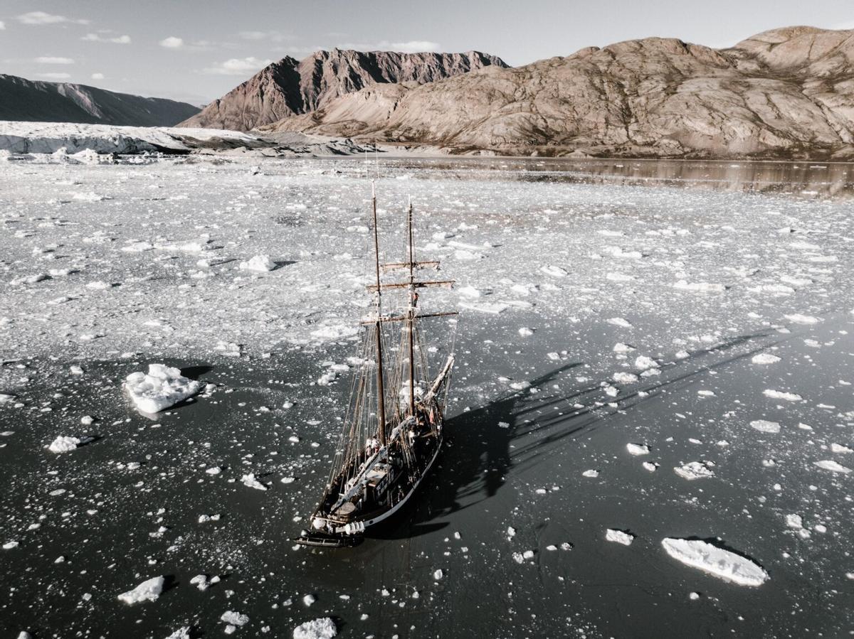 Efectos del cambio climático en el parque nacional del Noreste de Groenlandia.