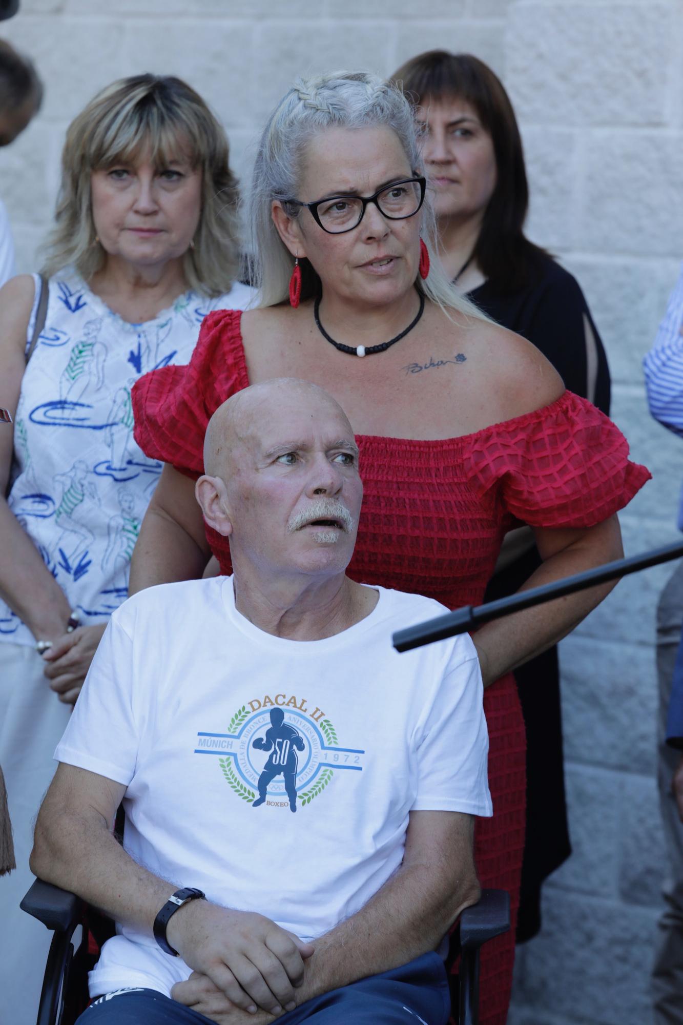 Avilés homenajea a Dacal en el 50º. aniversario de su bronce en Múnich