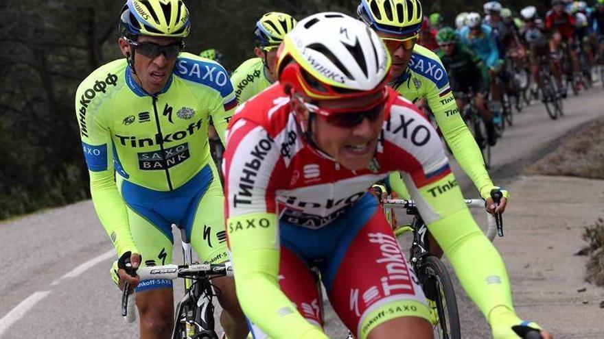 Contador ataca y Valverde se cae en la Volta