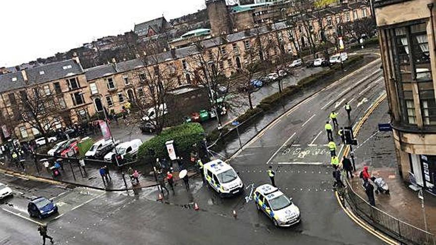 Glasgow Detonen de forma controlada un paquet sospitós a la Universitat