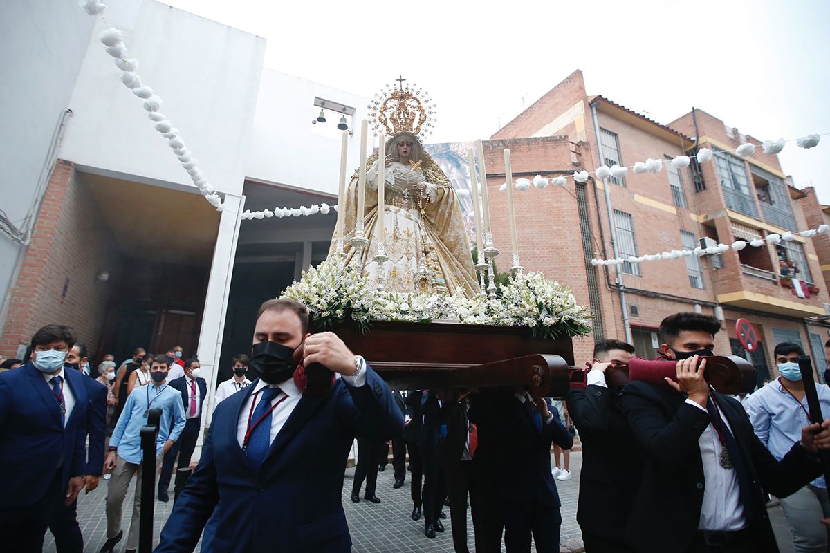La Virgen de la Estrella, es la primera procesión que sale en Córdoba desde el inicio de la pandemia