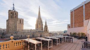 Terraza con vistas a la Catedral del Casal del Metge