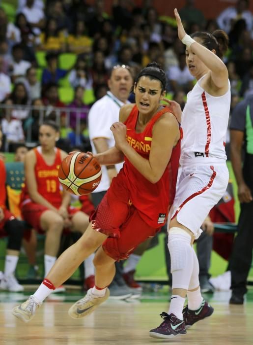 Olimpiadas Río 2016: Las imágenes del China - España de baloncesto femenino