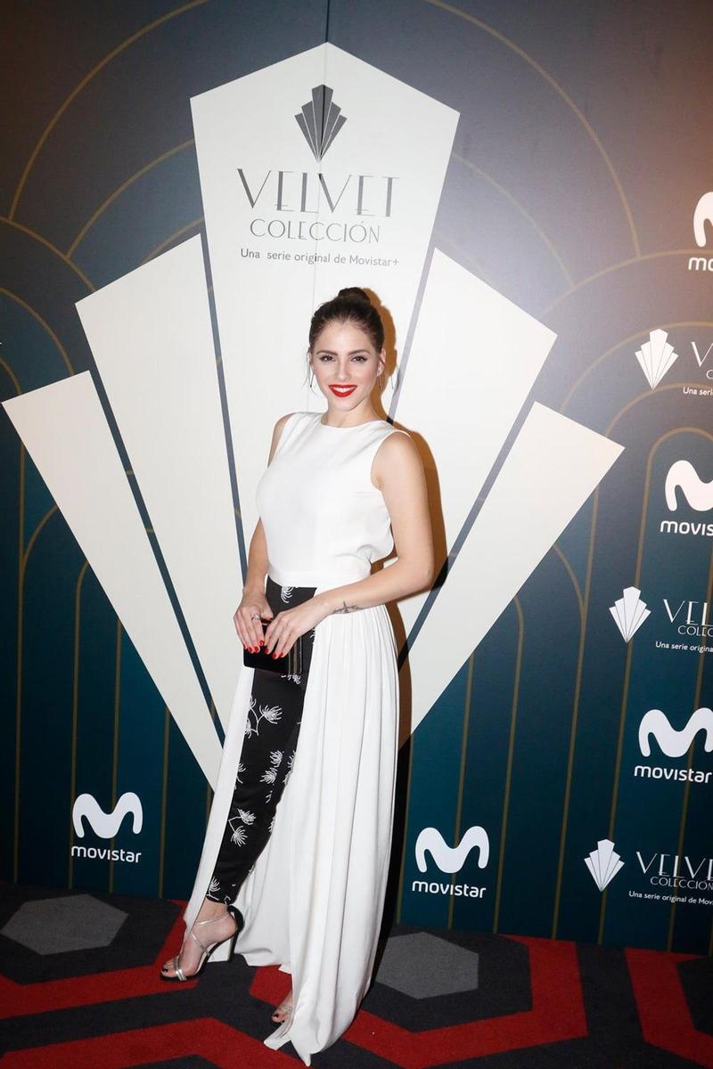 Andrea Duro en la presentación de 'Velvet Colección'