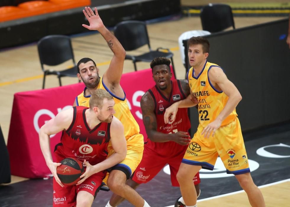 Partido entre el Zaragoza y el Grancsa (85-76)