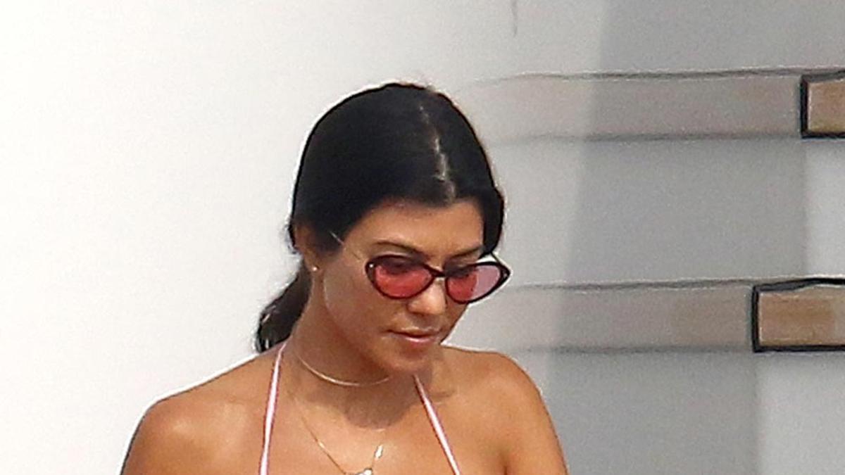 Kourtney Kardashian ya está de vuelta en Los Ángeles